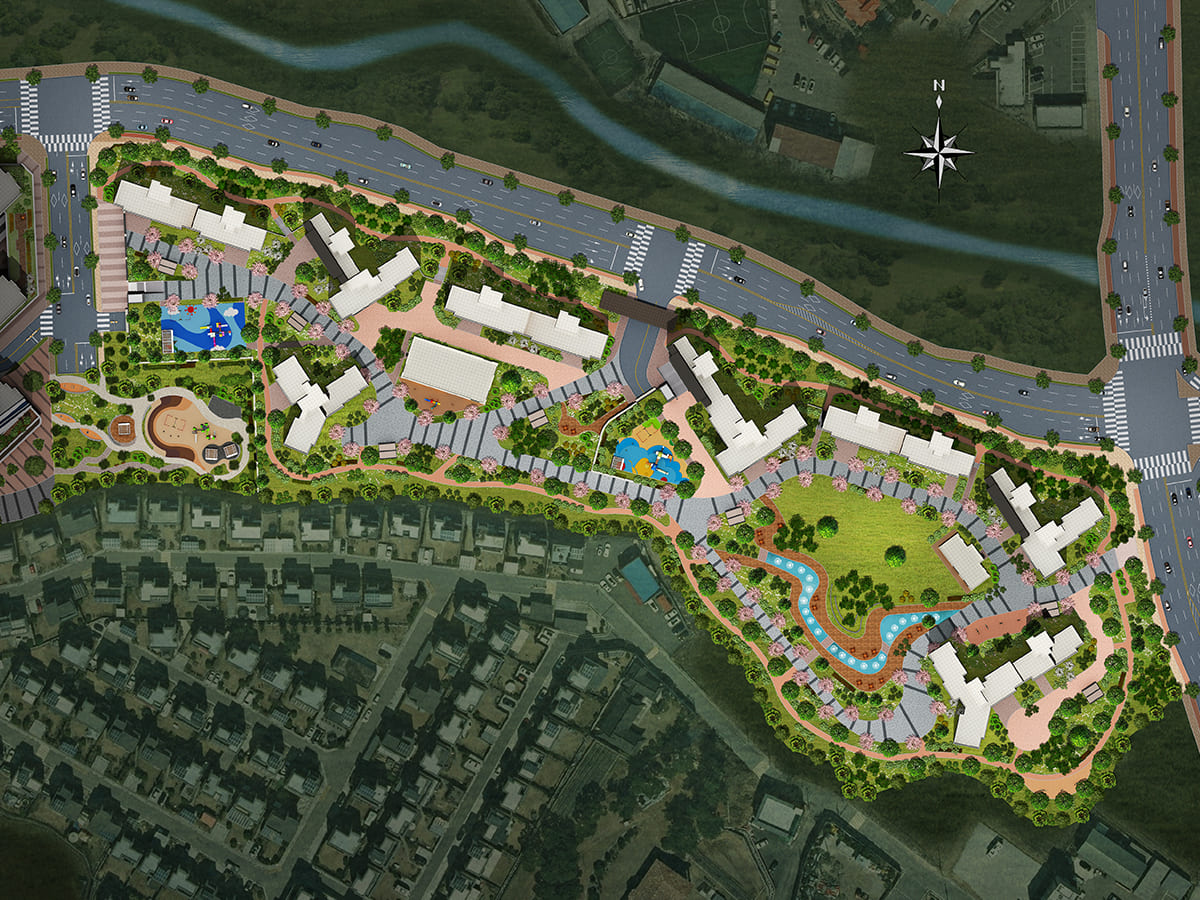 아파트단지배치도